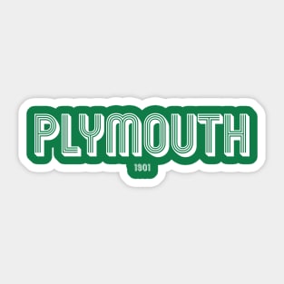 Plymouth Sticker